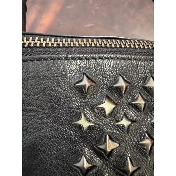Frye Black Jesse Studded Leather Satchel Style Handbag EUC Clean $568 - Picture 12 of 16